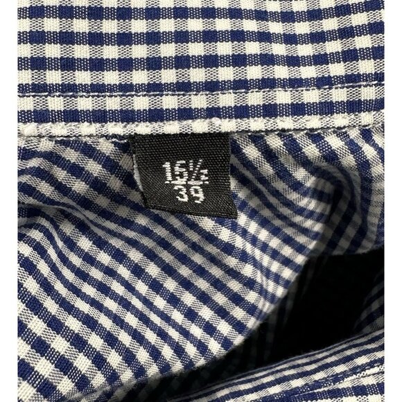 Paul Smith London The Byard Button Up Shirt Blue White Men’s Size 15.5 / Medium - Picture 3 of 7